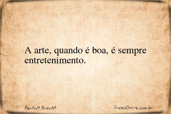 Frase de Bertolt Brecht