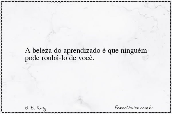 Frase de B. B. King
