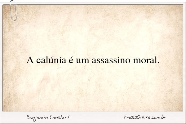 Frase de Benjamin Constant