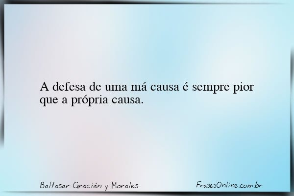 Frase de Baltasar Gracián y Morales