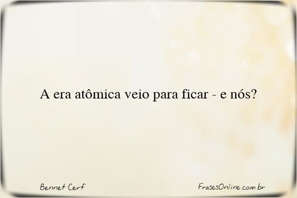 Frase de Bennet Cerf