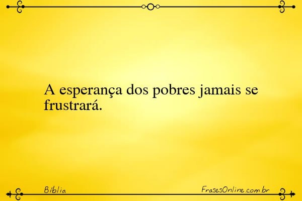 Frase de Bíblia