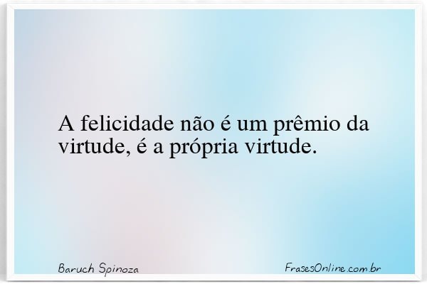 Frase de Baruch Spinoza