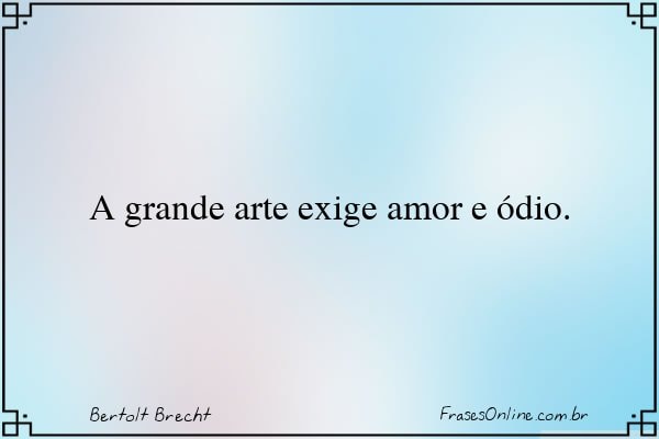 Frase de Bertolt Brecht