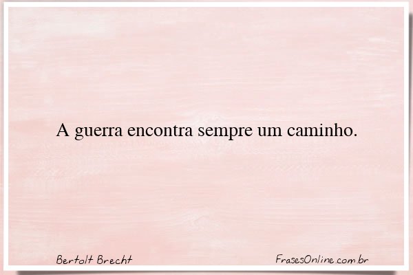 Frase de Bertolt Brecht