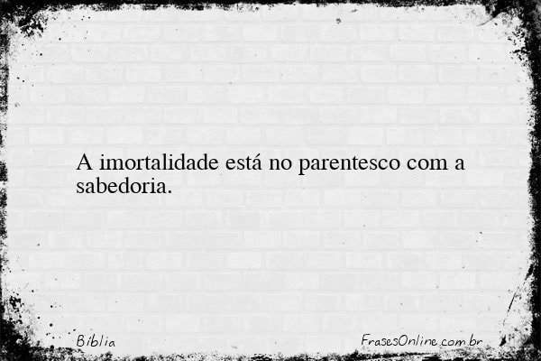 Frase de Bíblia
