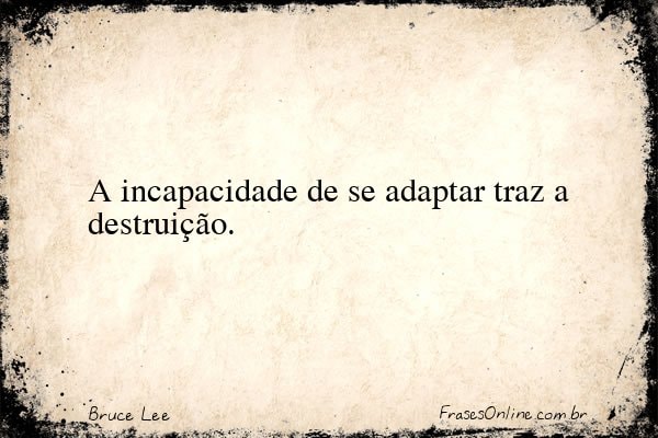 Frase de Bruce Lee