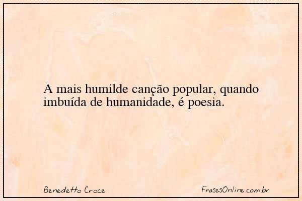 Frase de Benedetto Croce