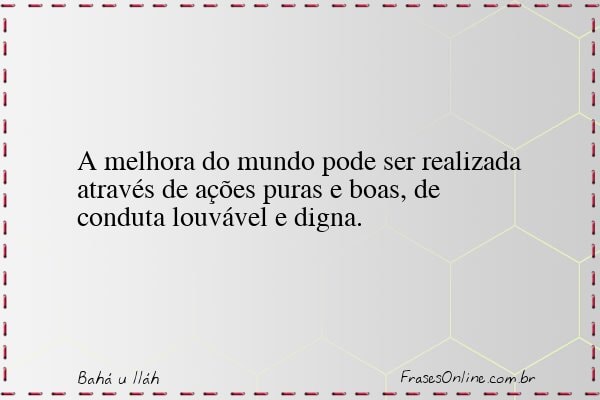 Frase de Bahá u lláh
