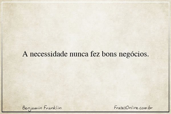 Frase de Benjamin Franklin