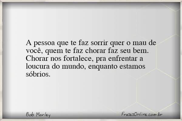 Frase de Bob Marley