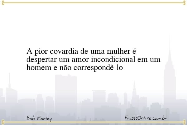 Frase de Bob Marley