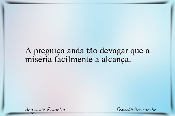 Frase de Benjamin Franklin