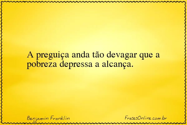 Frase de Benjamin Franklin