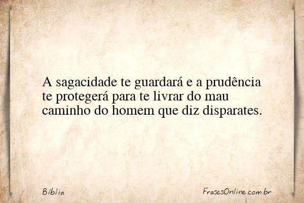 Frase de Bíblia