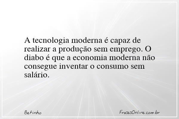 Frase de Betinho