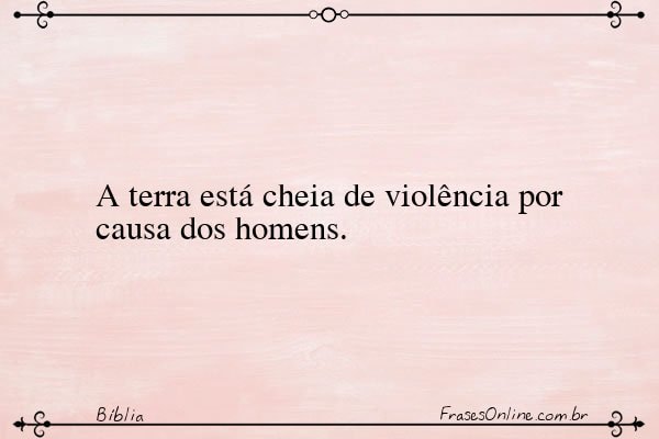Frase de Bíblia