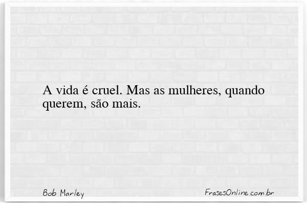 Frase de Bob Marley