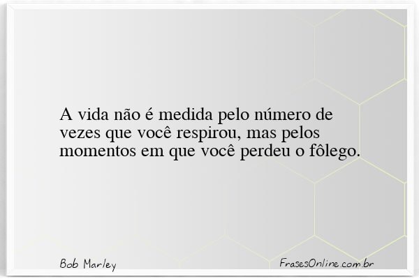 Frase de Bob Marley