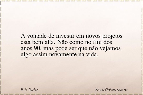 Frase de Bill Gates