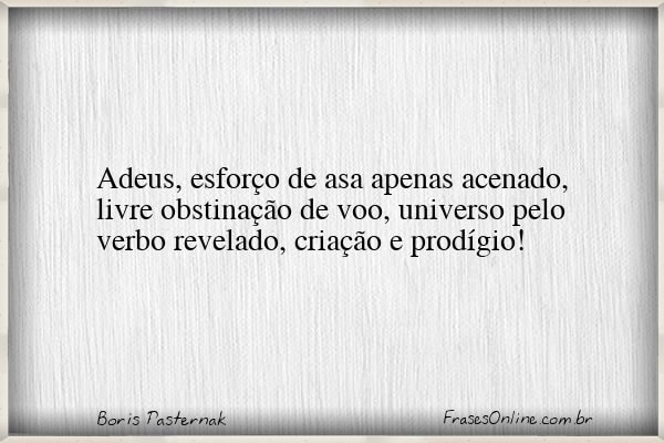 Frase de Boris Pasternak