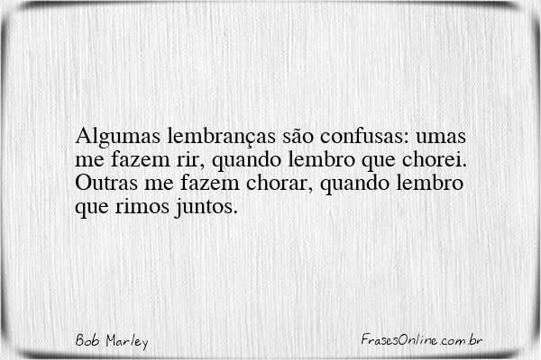 Frase de Bob Marley
