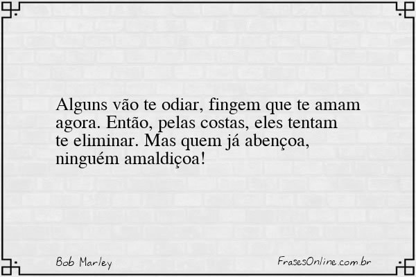 Frase de Bob Marley