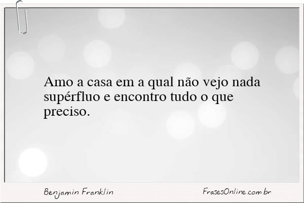 Frase de Benjamin Franklin