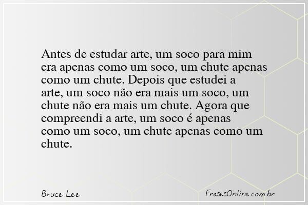 Frase de Bruce Lee