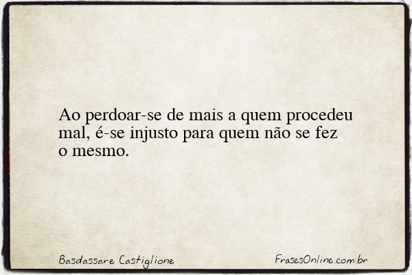 Frase de Basdassare Castiglione