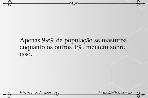 Frase de Billie Joe Armstrong
