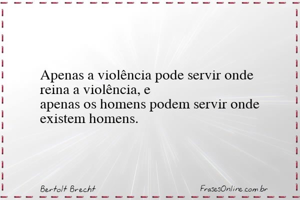 Frase de Bertolt Brecht