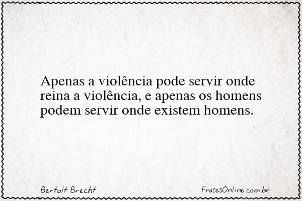 Frase de Bertolt Brecht