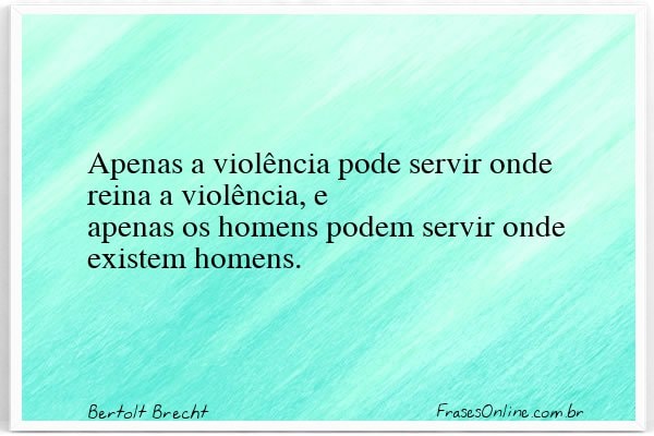 Frase de Bertolt Brecht