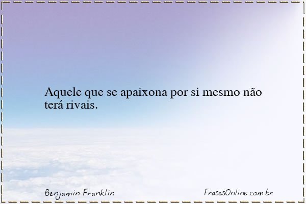 Frase de Benjamin Franklin