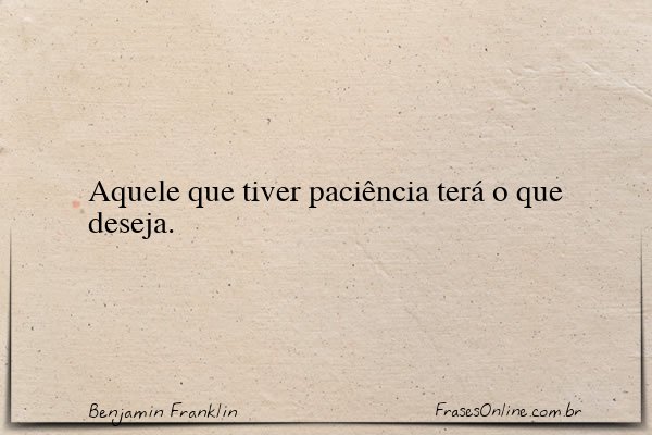 Frase de Benjamin Franklin