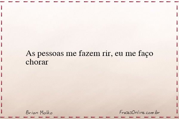 Frase de Brian Molko