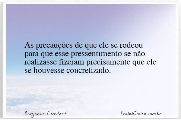 Frase de Benjamin Constant