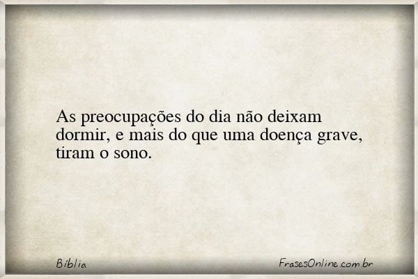 Frase de Bíblia
