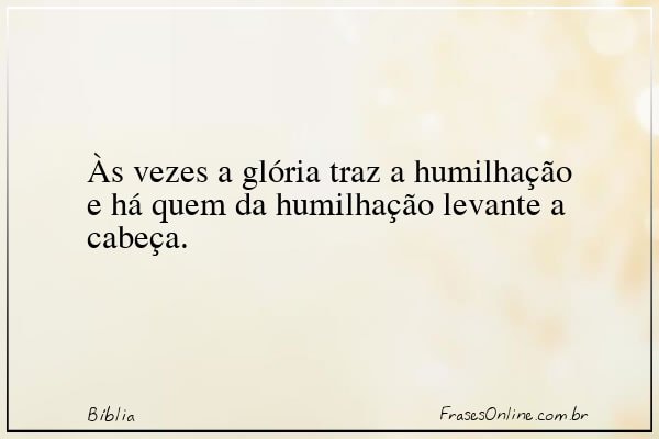 Frase de Bíblia