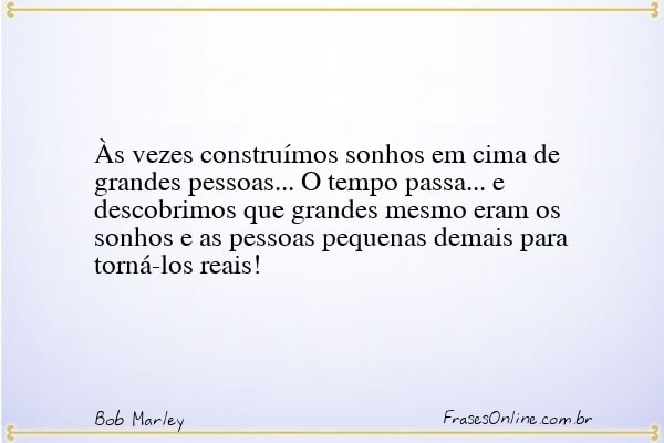 Frase de Bob Marley