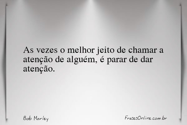 Frase de Bob Marley