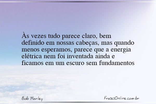 Frase de Bob Marley