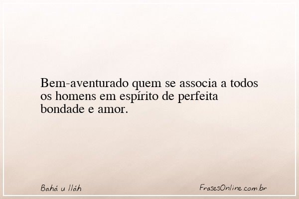 Frase de Bahá u lláh