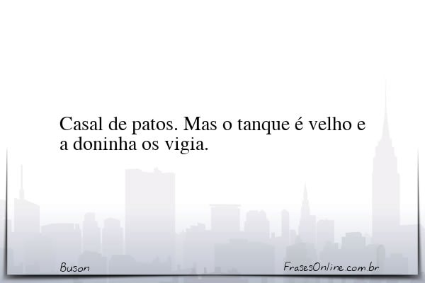 Frase de Buson