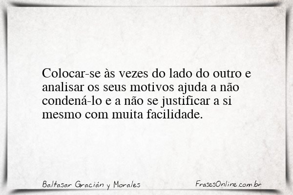 Frase de Baltasar Gracián y Morales