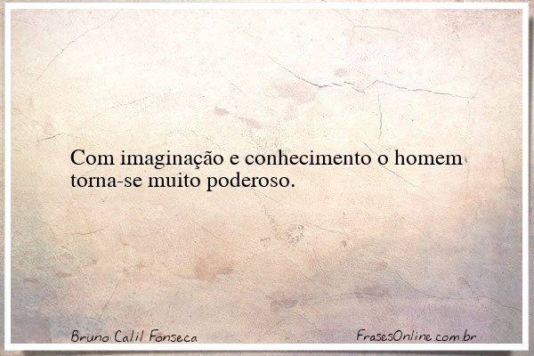 Frase de Bruno Calil Fonseca