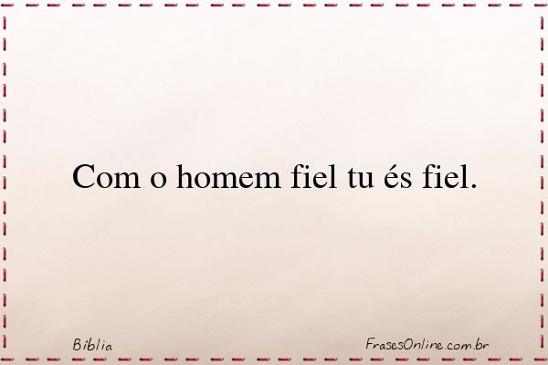 Frase de Bíblia