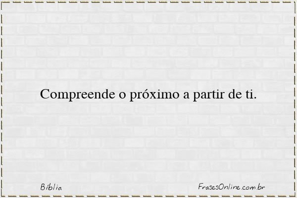 Frase de Bíblia