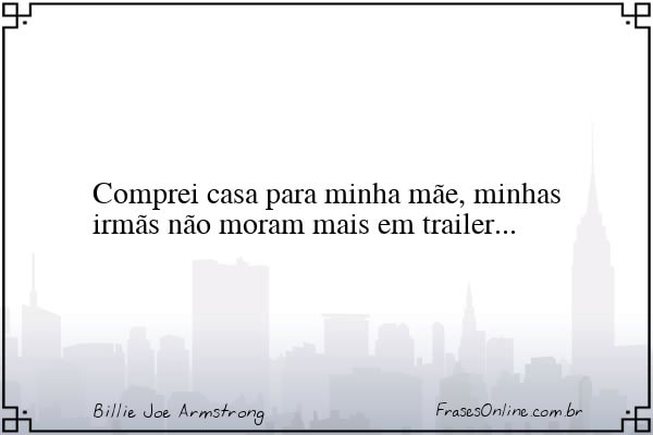 Frase de Billie Joe Armstrong